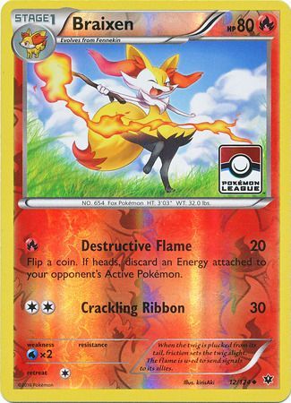 Braixen (12/124) (League Promo) [XY: Fates Collide] | Event Horizon Hobbies CA