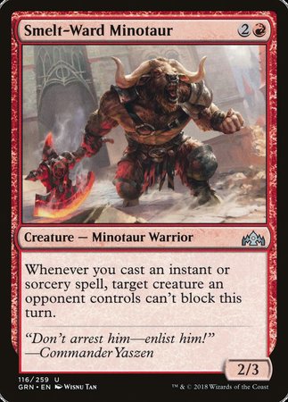 Smelt-Ward Minotaur [Guilds of Ravnica]