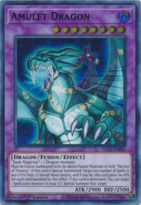 Amulet Dragon (Green) [DLCS-EN005] Ultra Rare | Event Horizon Hobbies CA