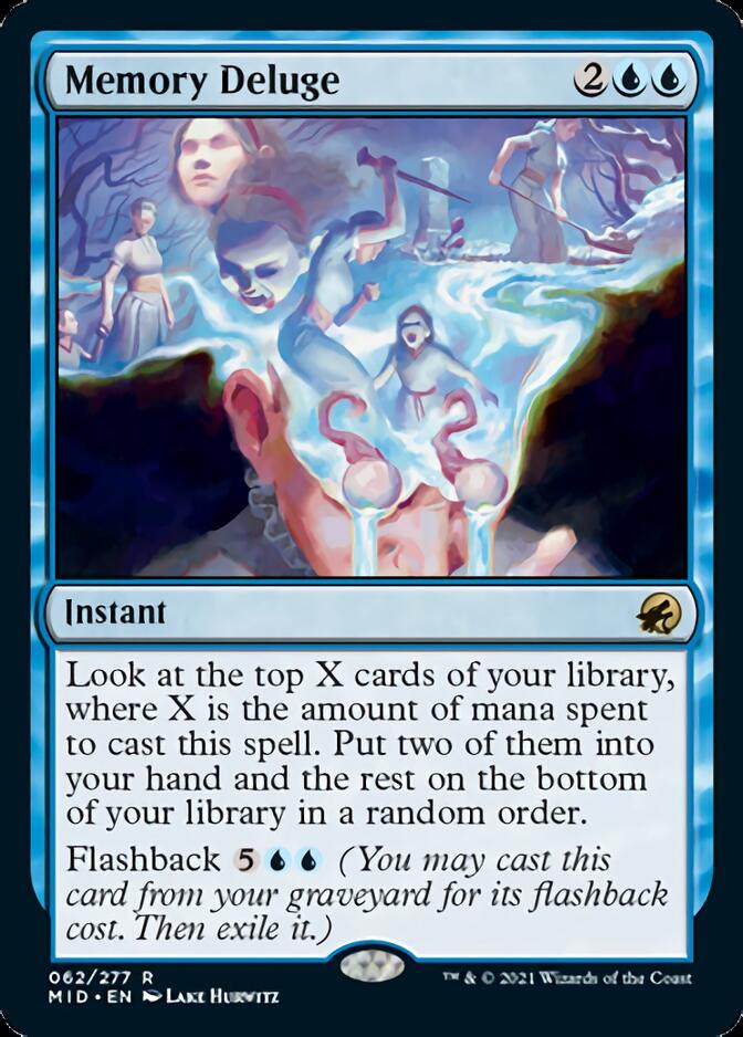 Memory Deluge [Innistrad: Midnight Hunt] | Event Horizon Hobbies CA