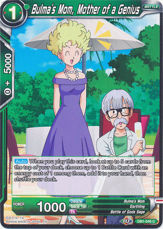 Bulma's Mom, Mother of a Genius (DB1-046) [Dragon Brawl] | Event Horizon Hobbies CA