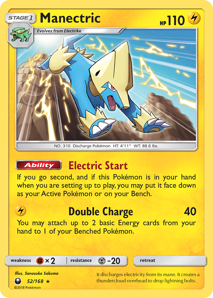 Manectric (52/168) [Sun & Moon: Celestial Storm] | Event Horizon Hobbies CA