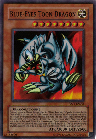 Blue-Eyes Toon Dragon [DB1-EN066] Super Rare | Event Horizon Hobbies CA