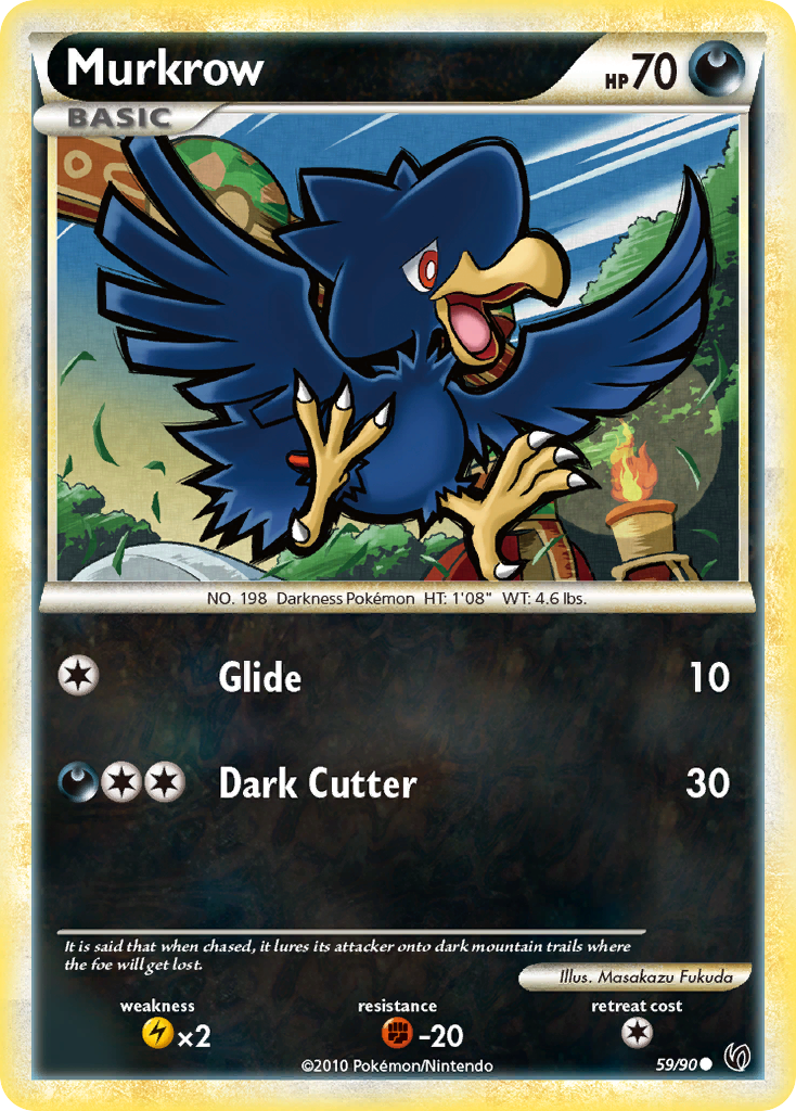 Murkrow (59/90) [HeartGold & SoulSilver: Undaunted] | Event Horizon Hobbies CA