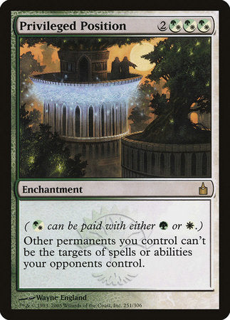 Privileged Position [Ravnica: City of Guilds] | Event Horizon Hobbies CA