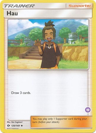 Hau (120/149) (Deck Exclusive #19) [Sun & Moon: Trainer Kit - Alolan Sandslash] | Event Horizon Hobbies CA