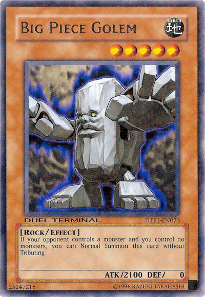 Big Piece Golem [DTP1-EN023] Rare | Event Horizon Hobbies CA