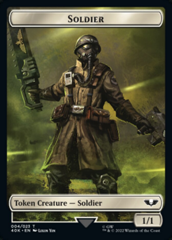 Soldier (004) // Vanguard Suppressor Double-sided Token [Universes Beyond: Warhammer 40,000 Tokens] | Event Horizon Hobbies CA