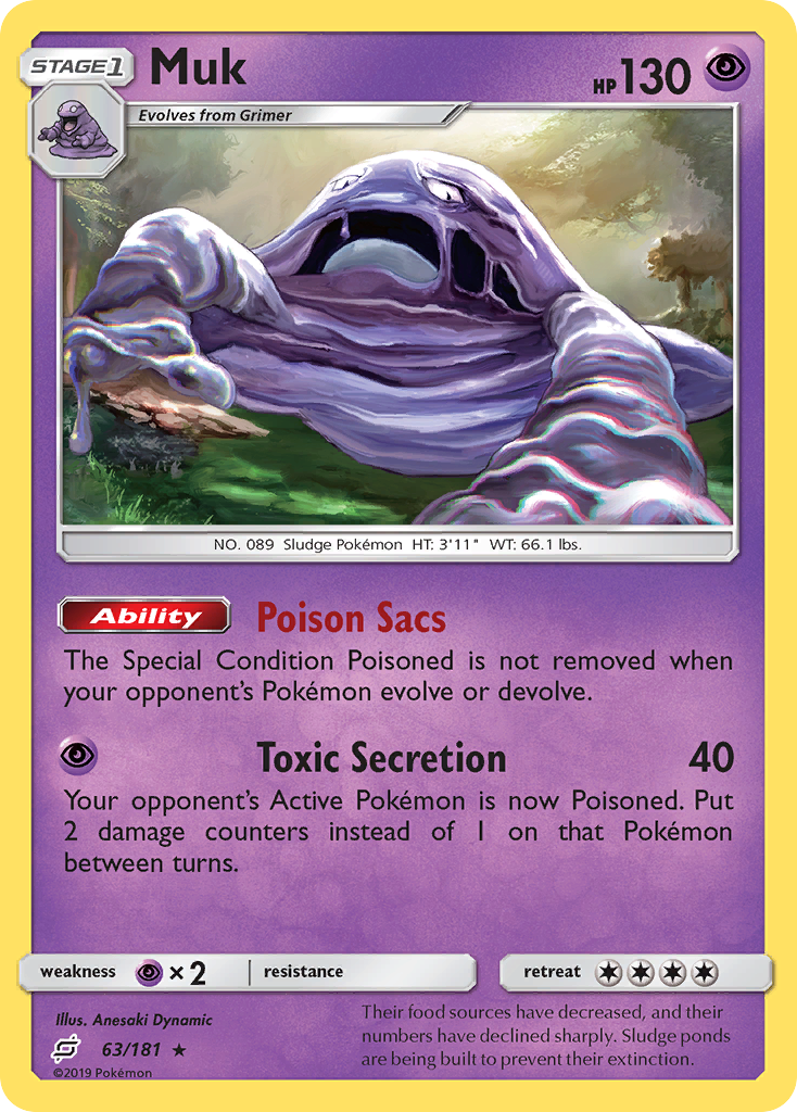 Muk (63/181) [Sun & Moon: Team Up] | Event Horizon Hobbies CA