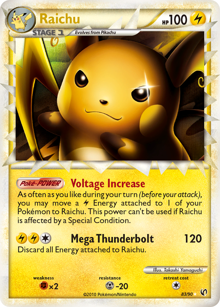 Raichu (83/90) [HeartGold & SoulSilver: Undaunted] | Event Horizon Hobbies CA