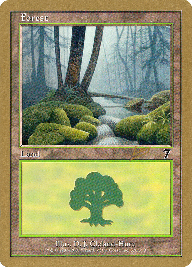 Forest (rl328) (Raphael Levy) [World Championship Decks 2002] | Event Horizon Hobbies CA