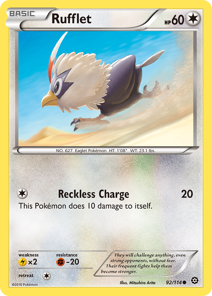 Rufflet (92/114) [XY: Steam Siege] | Event Horizon Hobbies CA