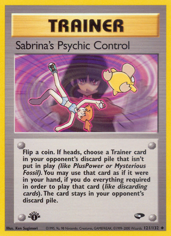 Sabrina's Psychic Control (121/132) [Gym Challenge 1st Edition] | Event Horizon Hobbies CA