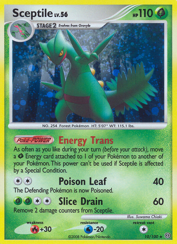 Sceptile (10/100) (Theme Deck Exclusive) [Diamond & Pearl: Stormfront] | Event Horizon Hobbies CA