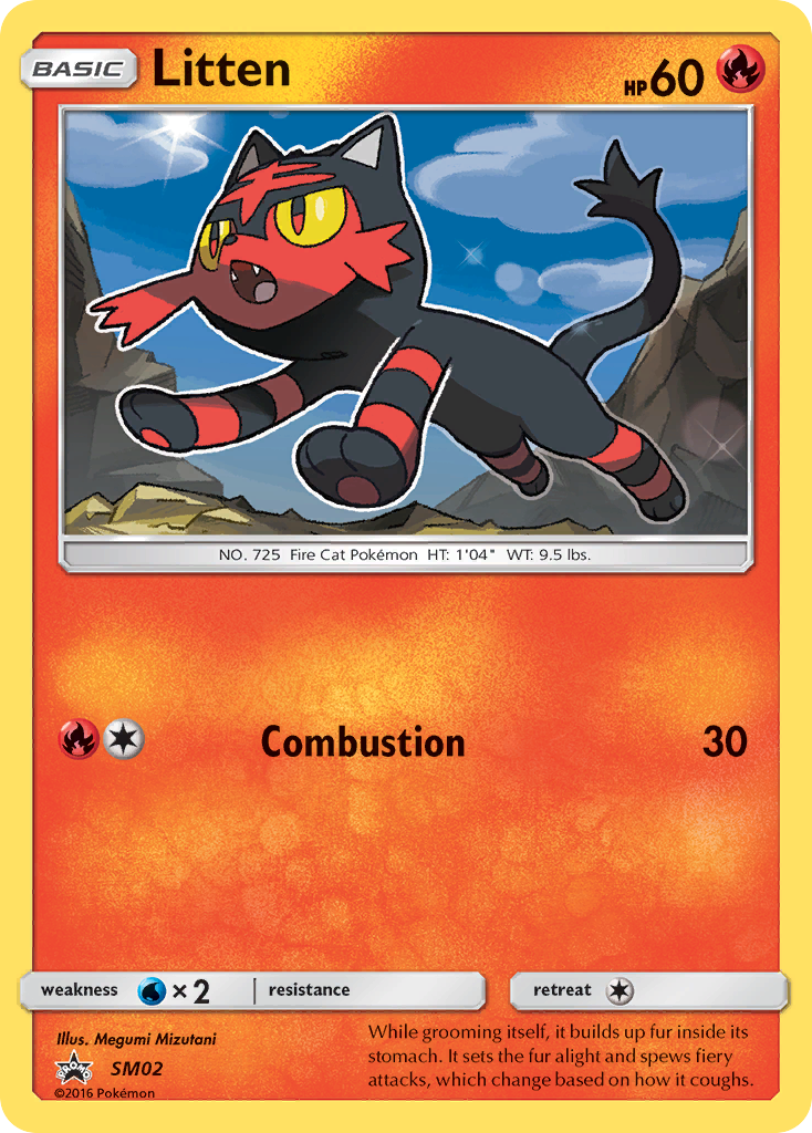 Litten (SM02) [Sun & Moon: Black Star Promos] | Event Horizon Hobbies CA