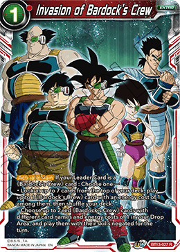 Invasion of Bardock's Crew (Rare) (BT13-027) [Supreme Rivalry] | Event Horizon Hobbies CA