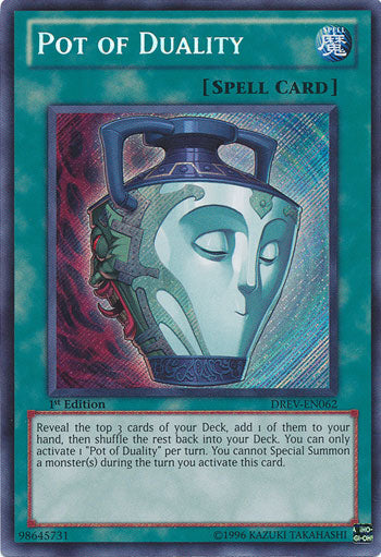 Pot of Duality [DREV-EN062] Secret Rare | Event Horizon Hobbies CA