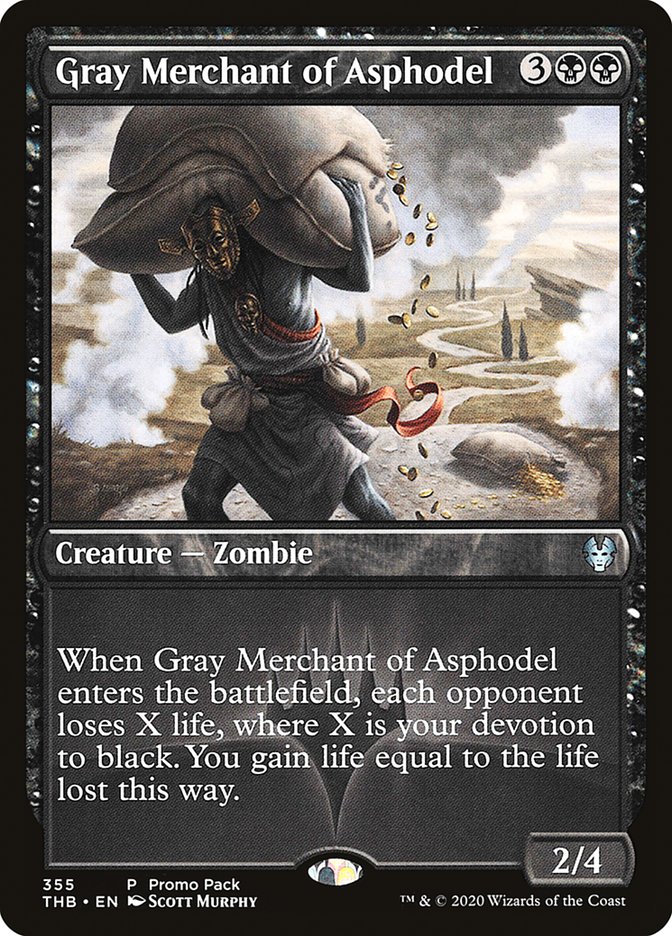 Gray Merchant of Asphodel (Promo Pack) [Theros Beyond Death Promos] | Event Horizon Hobbies CA