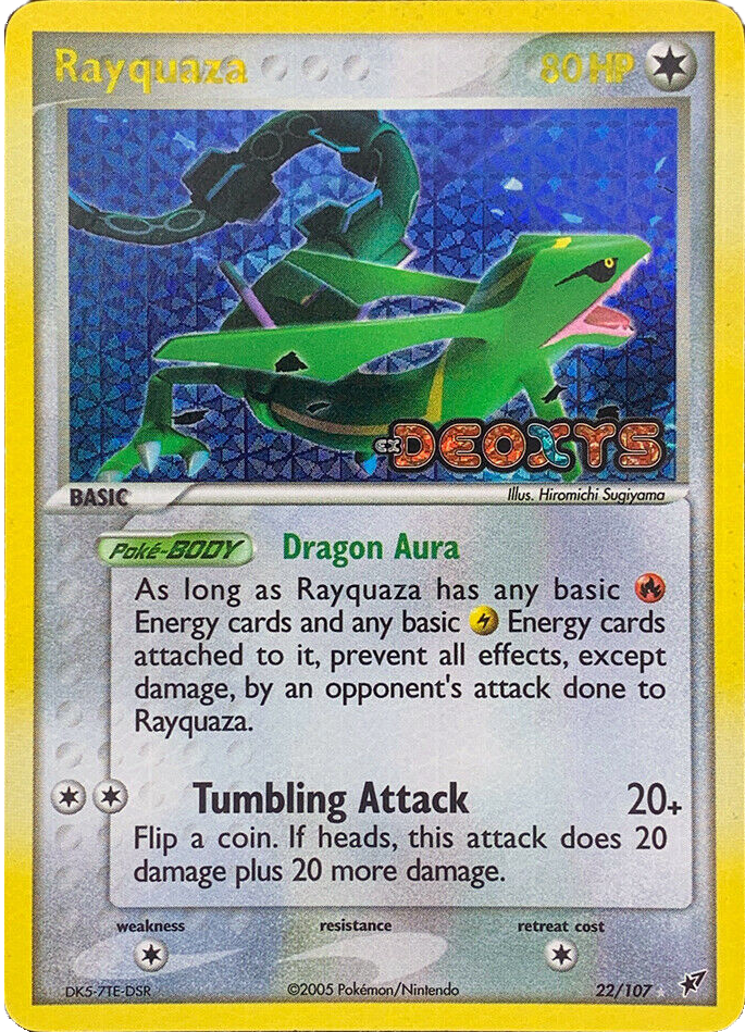 Rayquaza (22/107) (Stamped) [EX: Deoxys] | Event Horizon Hobbies CA