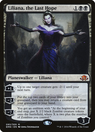 Liliana, the Last Hope [Eldritch Moon] | Event Horizon Hobbies CA