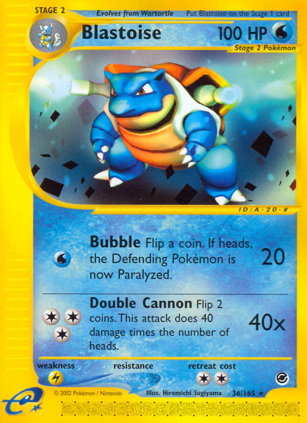 Blastoise (36/165) [Expedition: Base Set] | Event Horizon Hobbies CA