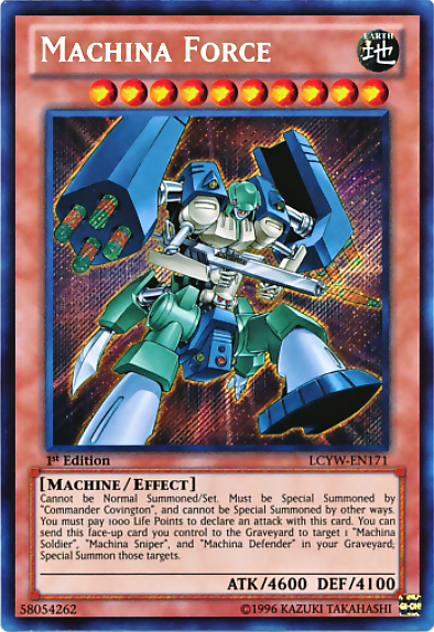 Machina Force [LCYW-EN171] Secret Rare | Event Horizon Hobbies CA