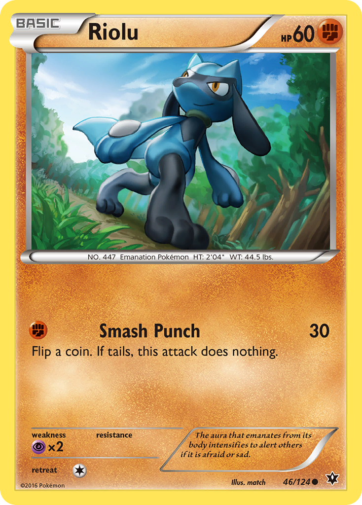 Riolu (46/124) [XY: Fates Collide] | Event Horizon Hobbies CA