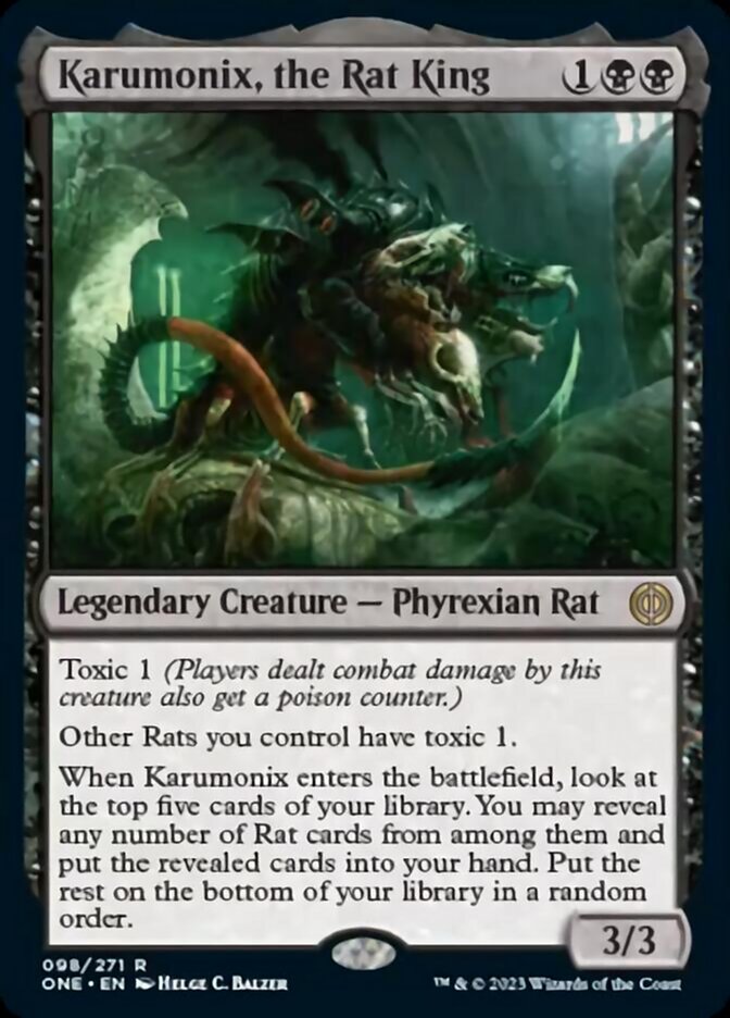 Karumonix, the Rat King [Phyrexia: All Will Be One] | Event Horizon Hobbies CA