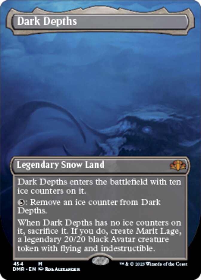 Dark Depths (Borderless Alternate Art) [Dominaria Remastered] | Event Horizon Hobbies CA