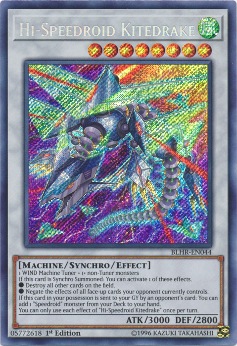 Hi-Speedroid Kitedrake [BLHR-EN044] Secret Rare | Event Horizon Hobbies CA