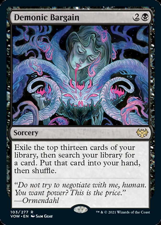 Demonic Bargain [Innistrad: Crimson Vow] | Event Horizon Hobbies CA