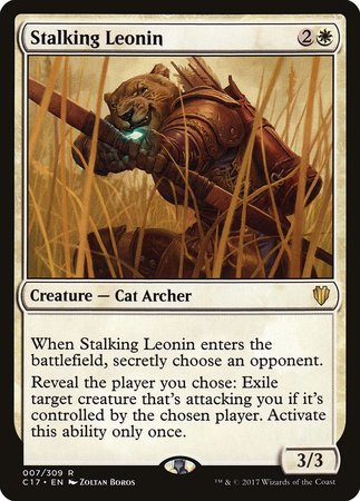 Stalking Leonin [Commander 2017] | Event Horizon Hobbies CA