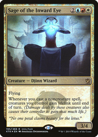 Sage of the Inward Eye [Khans of Tarkir Promos] | Event Horizon Hobbies CA