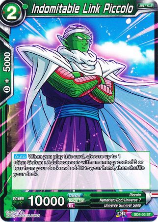 Indomitable Link Piccolo (Starter Deck - The Guardian of Namekians) (SD4-03) [Colossal Warfare] | Event Horizon Hobbies CA