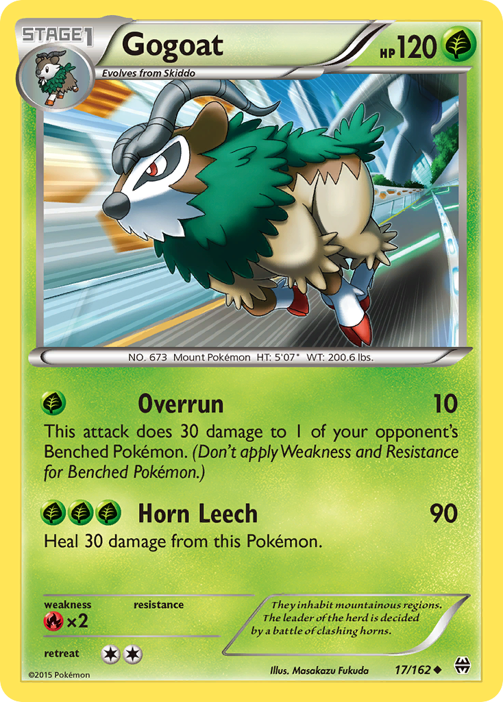 Gogoat (17/162) [XY: BREAKthrough] | Event Horizon Hobbies CA