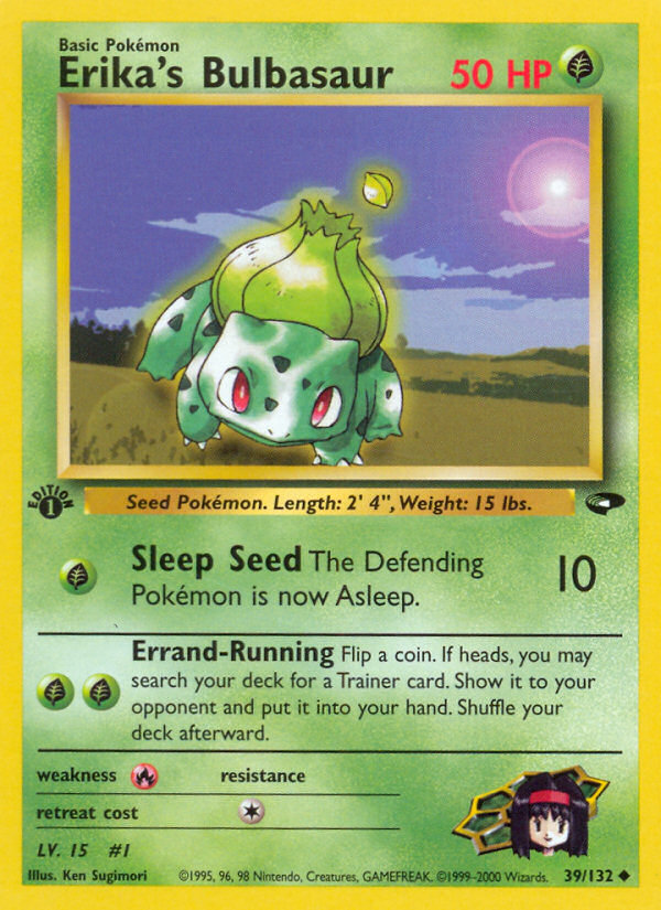 Erika's Bulbasaur (39/132) [Gym Challenge 1st Edition] | Event Horizon Hobbies CA