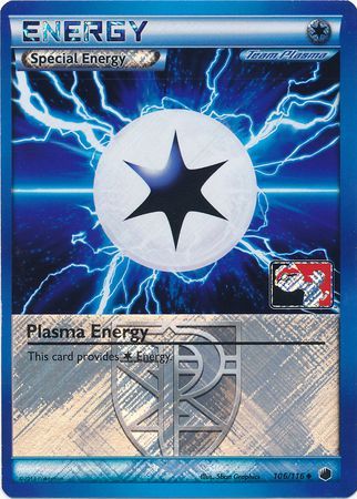 Plasma Energy (106/116) (Play Pokemon Promo) [Black & White: Plasma Freeze] | Event Horizon Hobbies CA