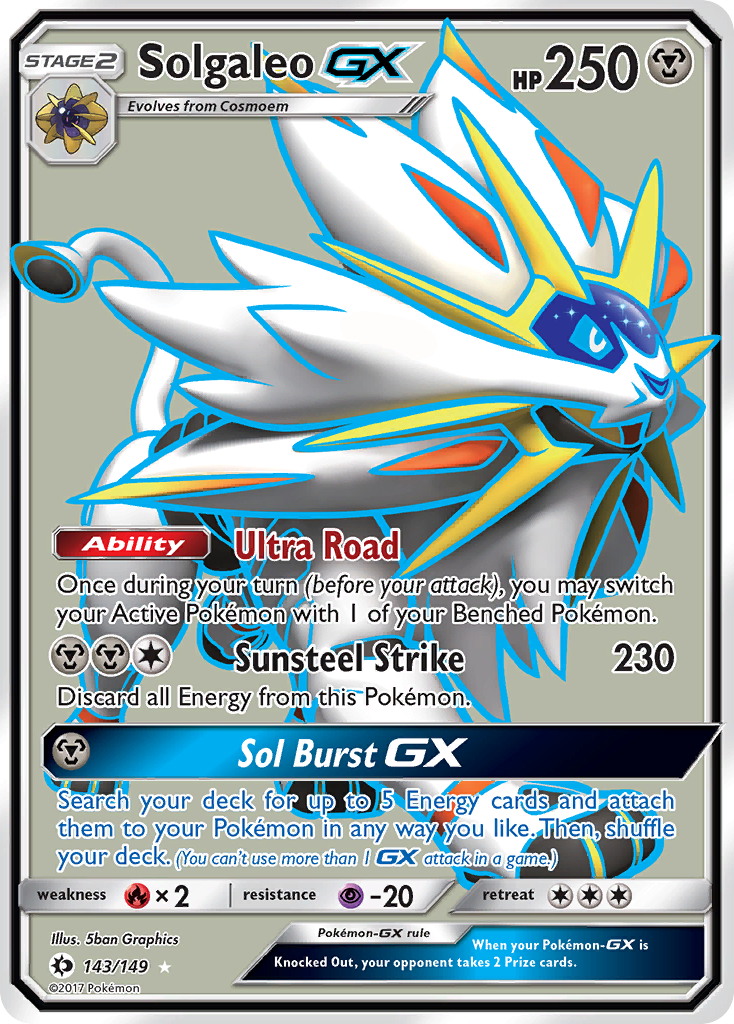 Solgaleo GX (143/149) [Sun & Moon: Base Set] | Event Horizon Hobbies CA