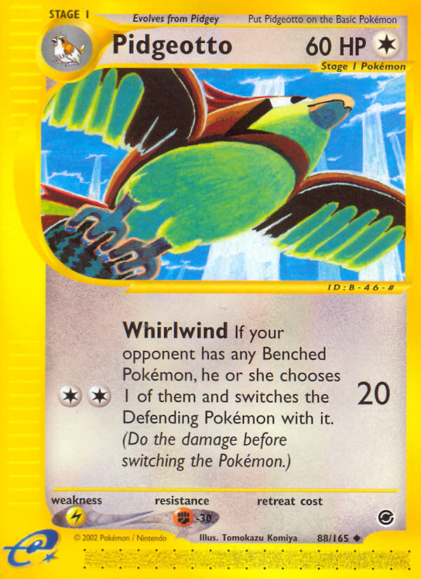 Pidgeotto (88/165) [Expedition: Base Set] | Event Horizon Hobbies CA