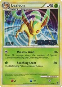 Leafeon (17/90) (Prerelease Promo) [Staff] [Nintendo: Black Star Promos] | Event Horizon Hobbies CA