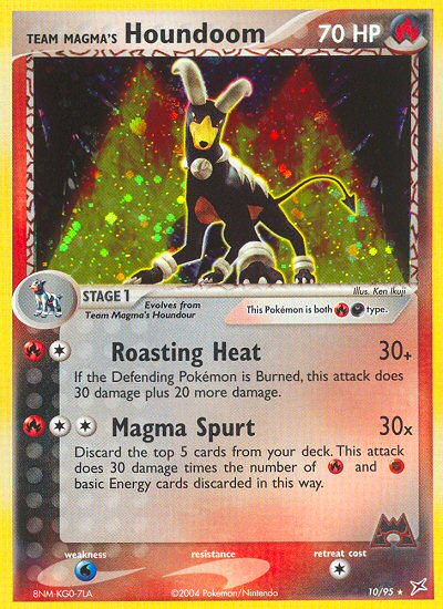 Team Magma's Houndoom (10/95) [EX: Team Magma vs Team Aqua] | Event Horizon Hobbies CA