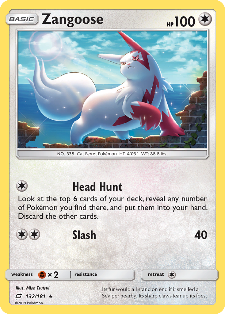 Zangoose (132/181) [Sun & Moon: Team Up] | Event Horizon Hobbies CA