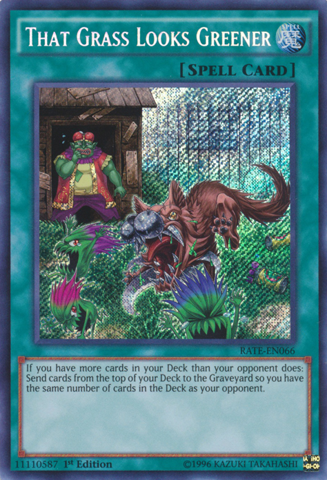 That Grass Looks Greener [RATE-EN066] Secret Rare | Event Horizon Hobbies CA