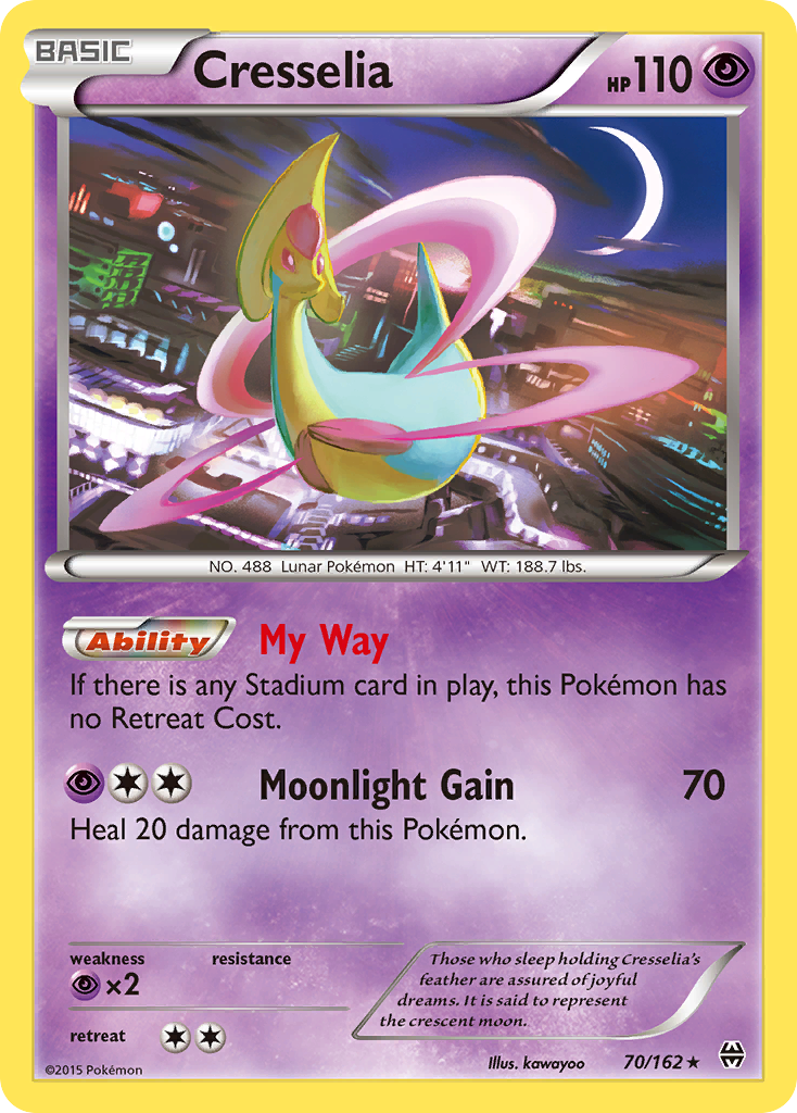 Cresselia (70/162) [XY: BREAKthrough] | Event Horizon Hobbies CA