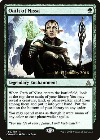 Oath of Nissa [Oath of the Gatewatch Promos] | Event Horizon Hobbies CA