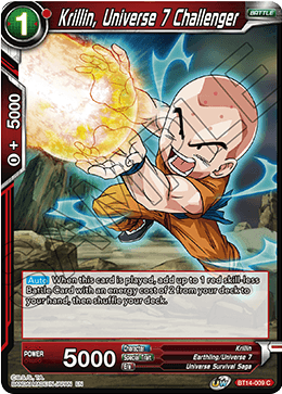 Krillin, Universe 7 Challenger (BT14-009) [Cross Spirits] | Event Horizon Hobbies CA