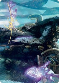 Valki, God of Lies Art Card (Gold-Stamped Signature) [Kaldheim: Art Series] | Event Horizon Hobbies CA