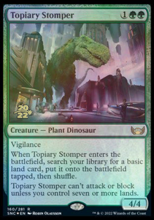 Topiary Stomper [Streets of New Capenna Prerelease Promos] | Event Horizon Hobbies CA