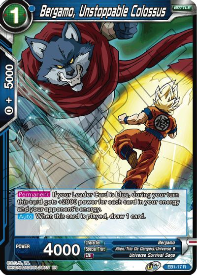 Bergamo, Unstoppable Colossus (EB1-17) [Battle Evolution Booster] | Event Horizon Hobbies CA