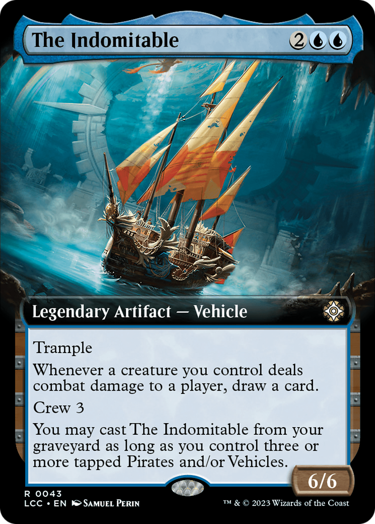 The Indomitable (Extended Art) [The Lost Caverns of Ixalan Commander] | Event Horizon Hobbies CA